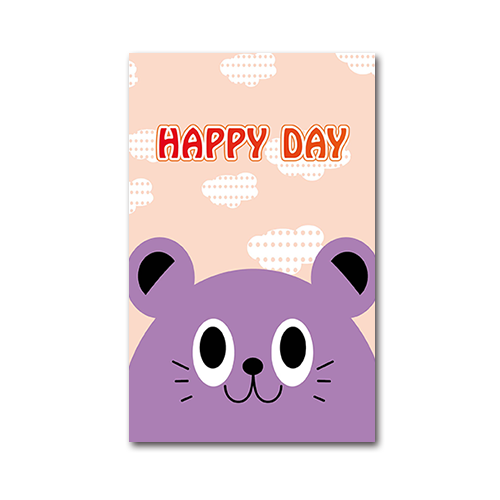 紫色鼹鼠表情包图片